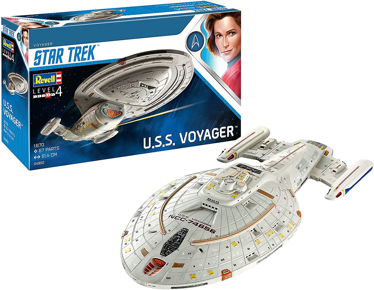 REVELL U.S.S. VOYAGER STAR TREK (PLASTIC KIT)