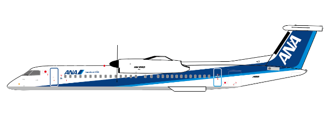 JC WINGS DASH 8-Q400 ALL NIPPON AIRWAYS (ANA) REG: JA852A