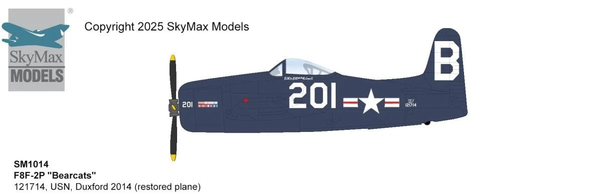 SKYMAX F8F-2P BEARCATS 121714 USN DUXFORD 2014