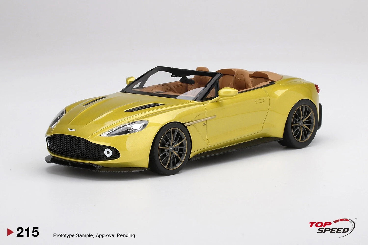 TOPSPEED ASTON MARTIN VANQUISH ZAGATO COSMOPOLITAN YELLOW