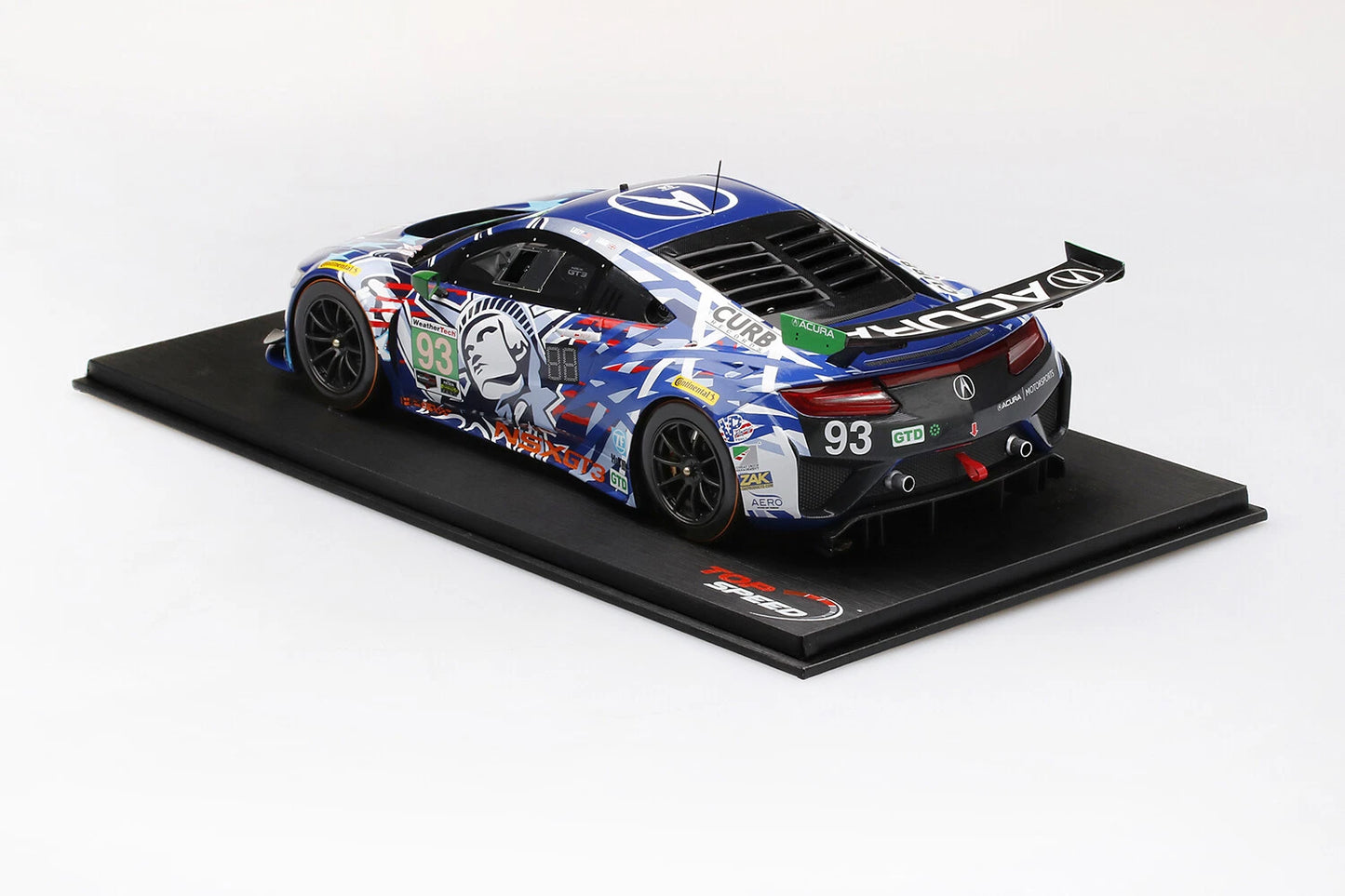 TOPSPEED ACURA NSX GT3 NO.93 STATUE OF LIBERTY 2017