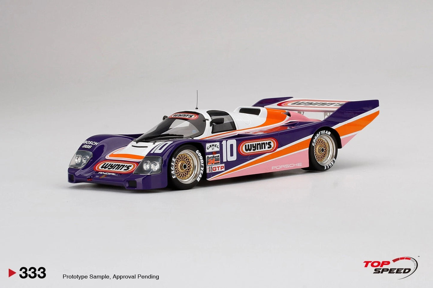 TOPSPEED PORSCHE 962 1987 IMSA DAYTONA 24 HRS 5TH HOTCHKIS RACING NO.10
