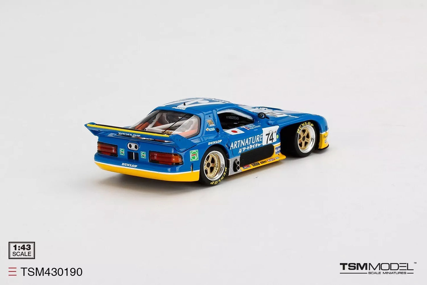 TRUE SCALE MINIATURES MAZDA RX-7 NO.74 TEAM ARNATURE 1994 LE MANS 24HR