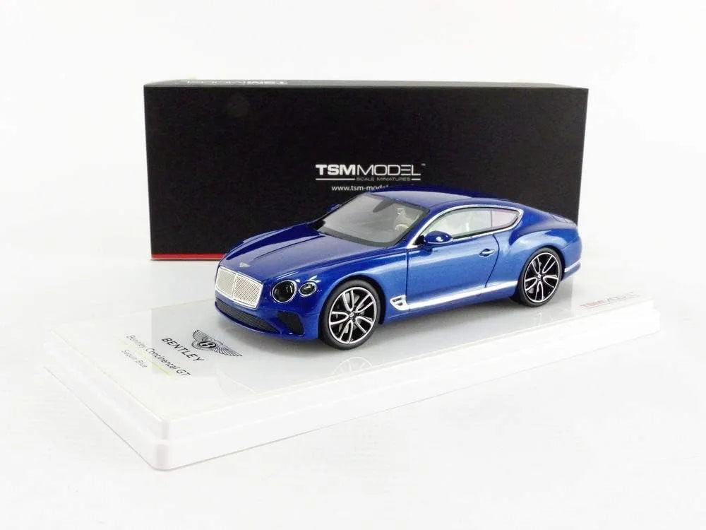TRUE SCALE MINIATURES BENTLEY CONTINENTAL SEQUIN BLUE