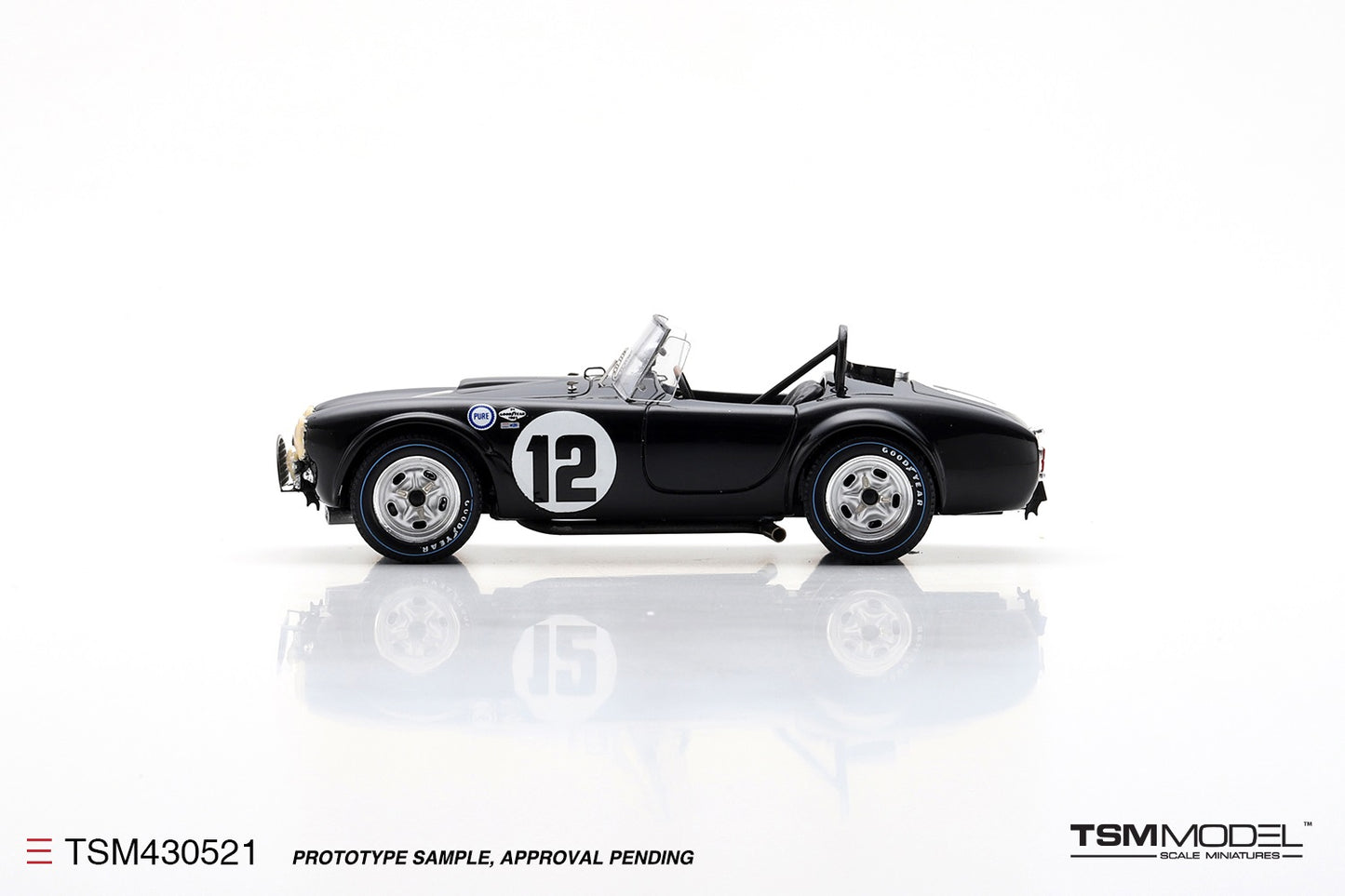 TRUESCALE MINIATURES SHELBY COBRA CSX2127 #12 1963 KEN MILES/PHIL HILL