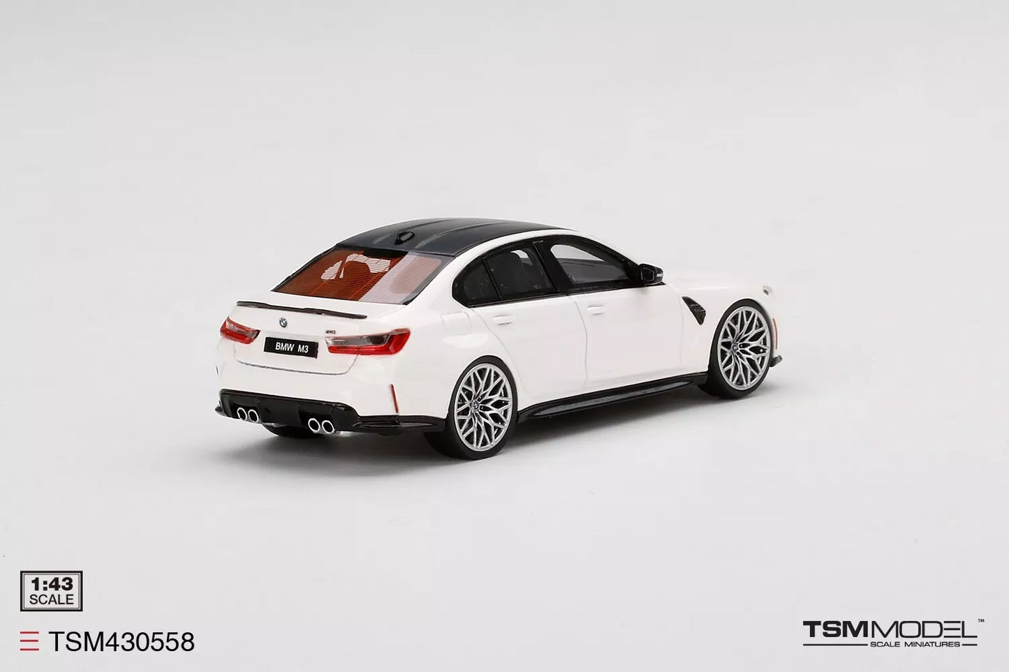 TRUESCALE MINIATURES BMW M3 COMPETITION (G80) ALPINE WHITE