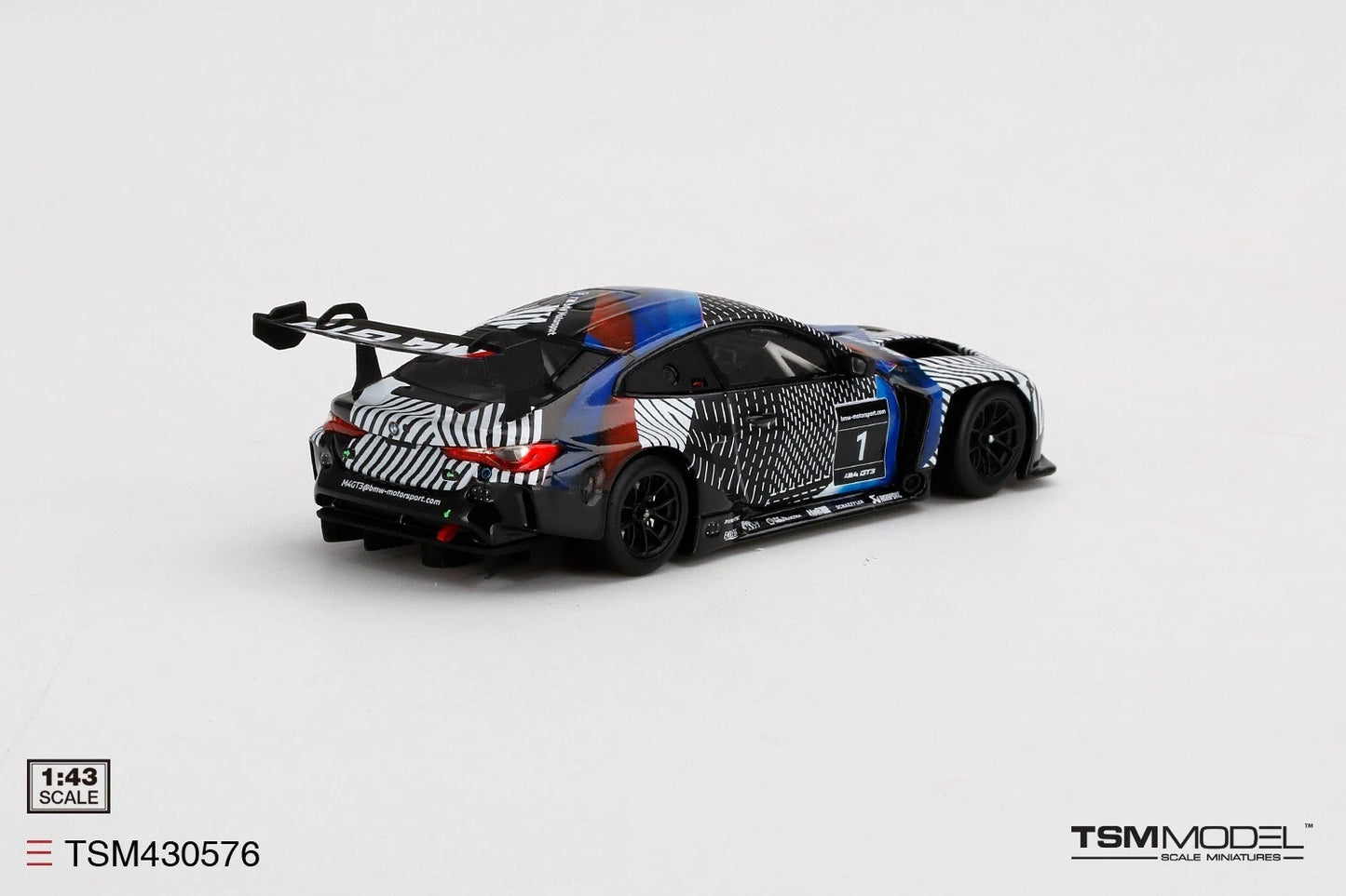 TRUESCALE MINIATURES BMW M4 GT3 TEST CAR VER 1