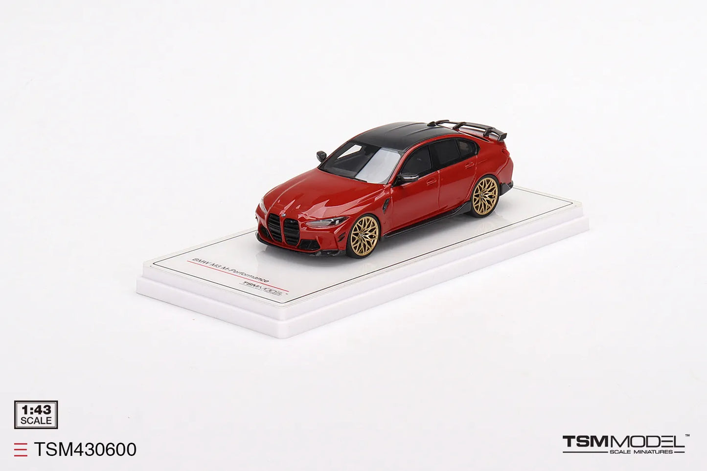 TRUE SCALE MINIATURES BMW M3 M-PERFORMANCE (G80) 2021 TORONTO RED