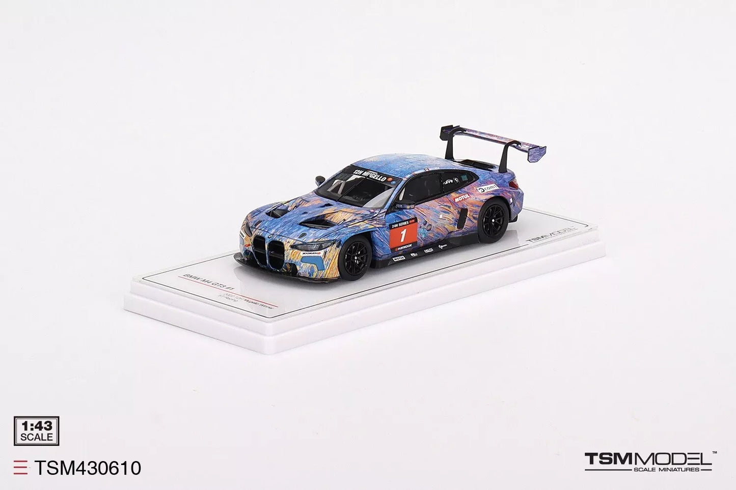 TRUE SCALE MINIATURES BMW M4 GT3 NO.1 ST RACING 2022 12H MUGELLO WINNER