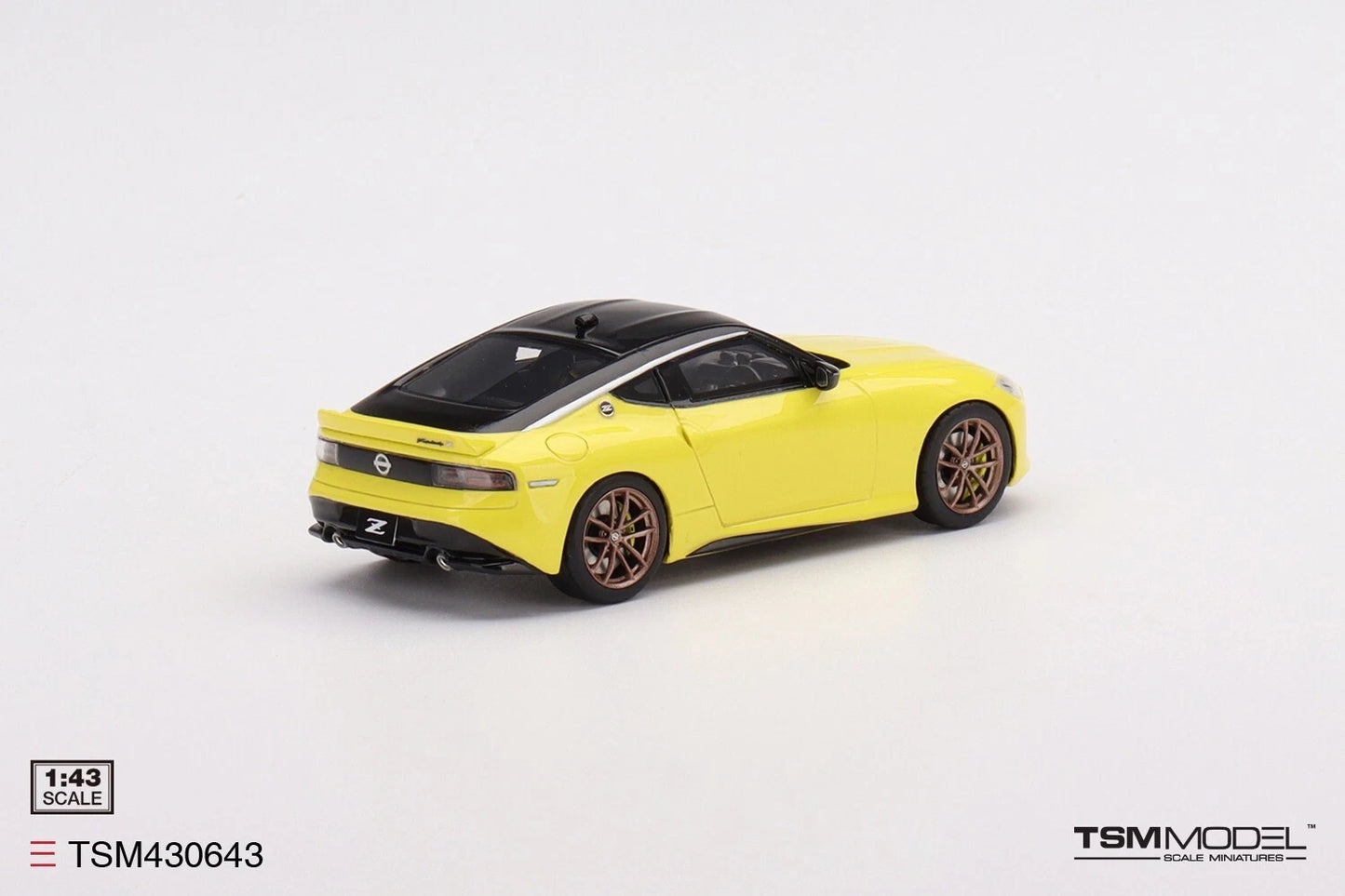 TRUESCALE MINIATURES NISSAN FAIRLADY Z PROTO SPEC 2023 IKAZUCHI YELLOW RHD