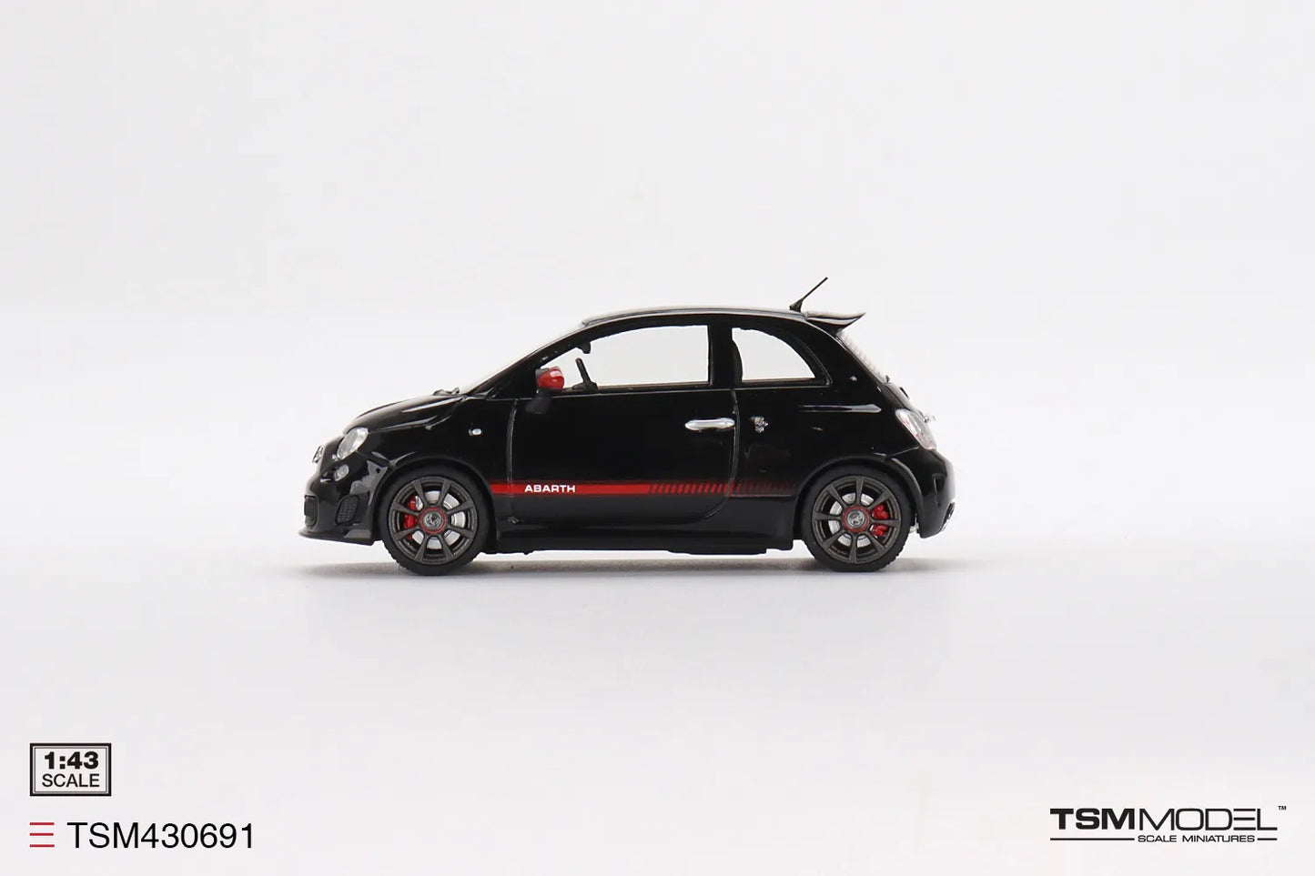 TRUE SCALE MINIATURES ABARTH 595 SCORPIONE BLACK