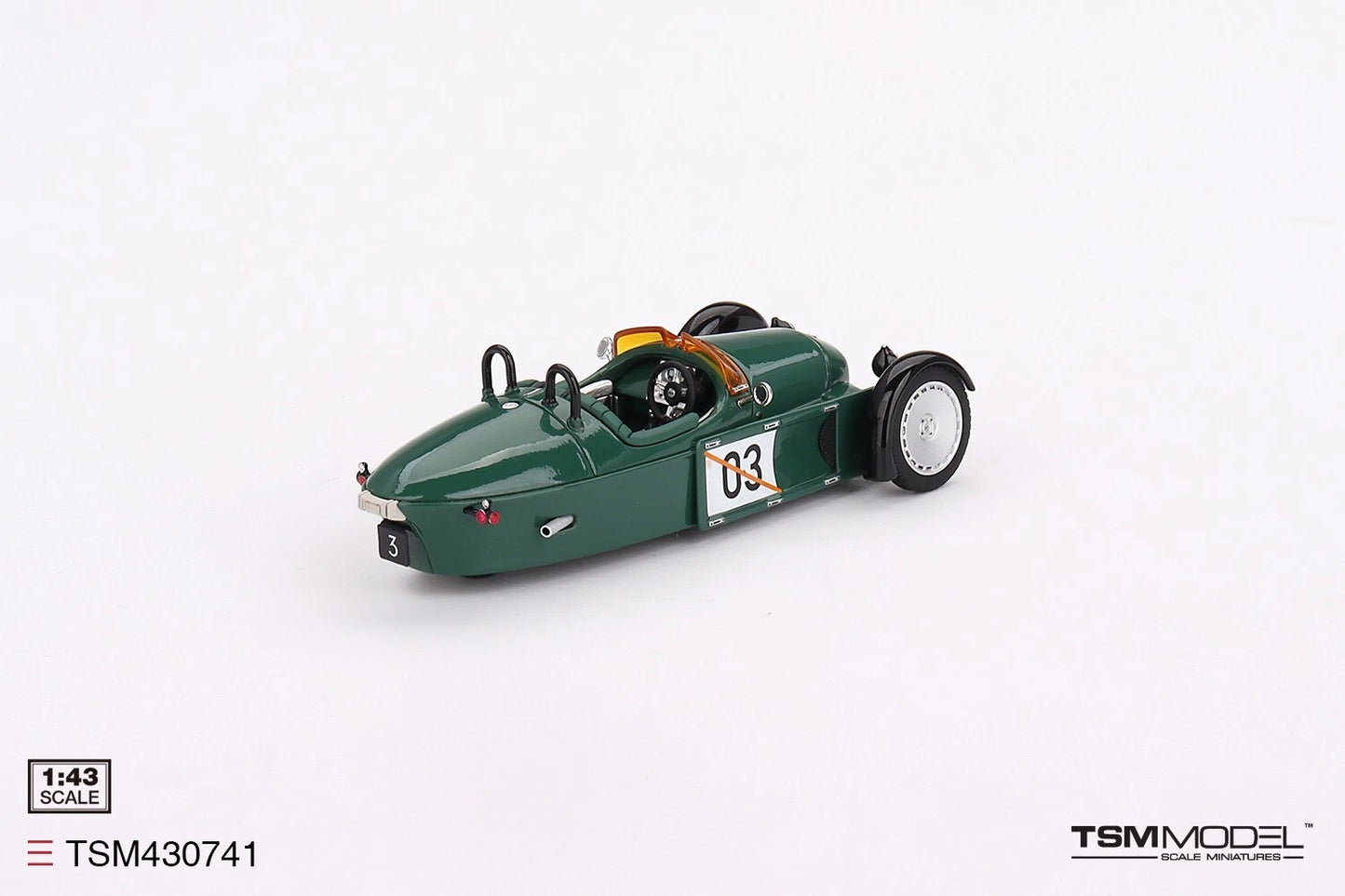 TRUESCALE MINIATURES MORGAN SUPER 3 JET GREEN (RESIN)
