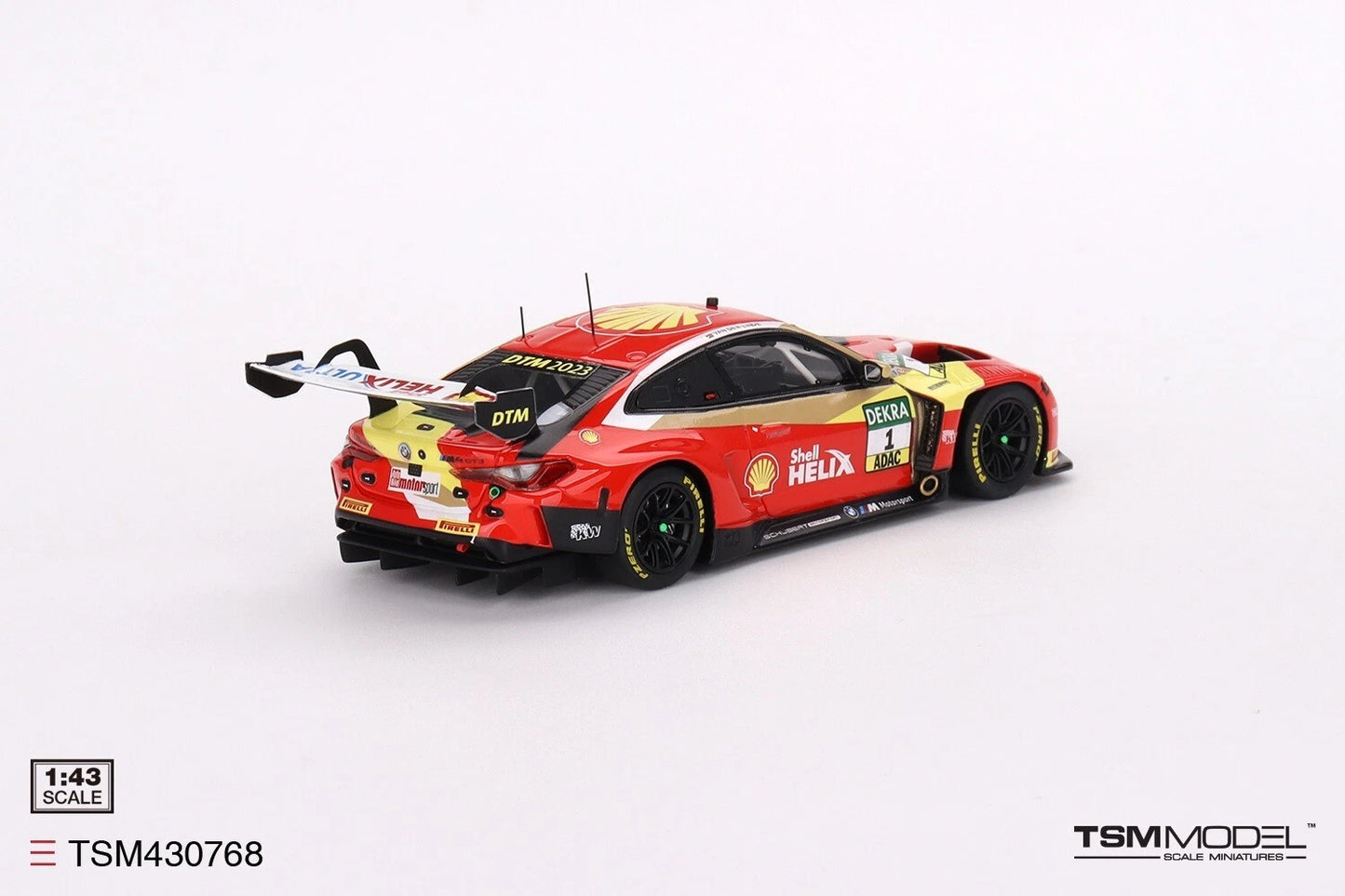 TRUESCALE MINIATURES BMW M4 GT3 NO.1 SCHUBERT MOTORSPORT 2023 DTM