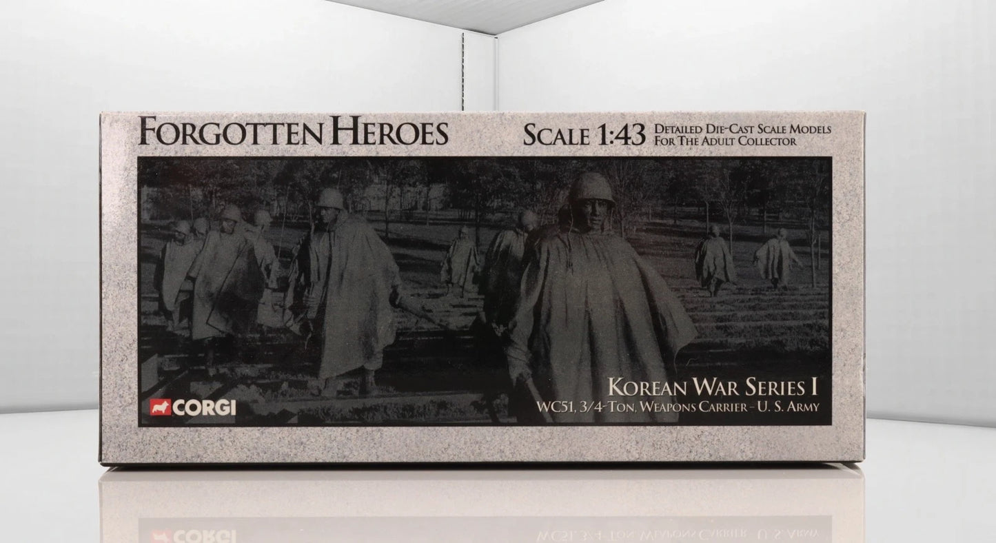 CORGI WC 51 3/4 TON WEAPONS CARRIER U.S. ARMY KOREAN WAR