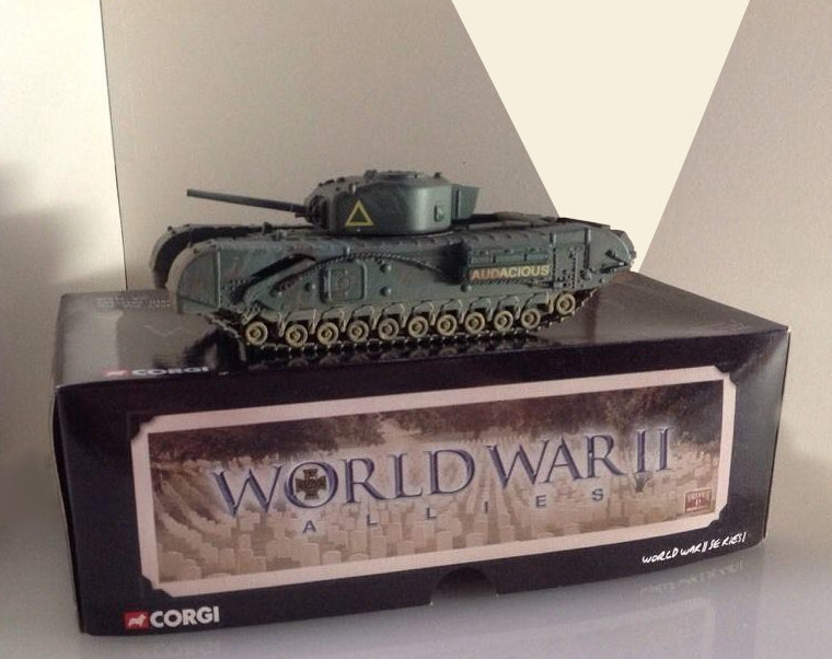 CORGI CHURCHILL BRITISH ARMY "AUDACIOUS" 1944