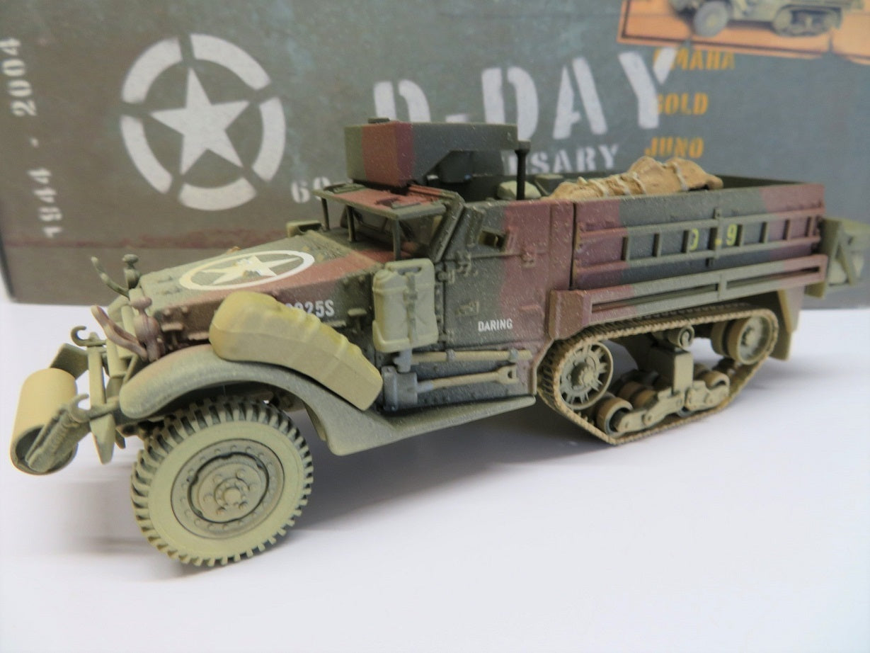 CORGI M3 A1 HALF-TRACK US ARMY NORMANDY FRANCE 1944