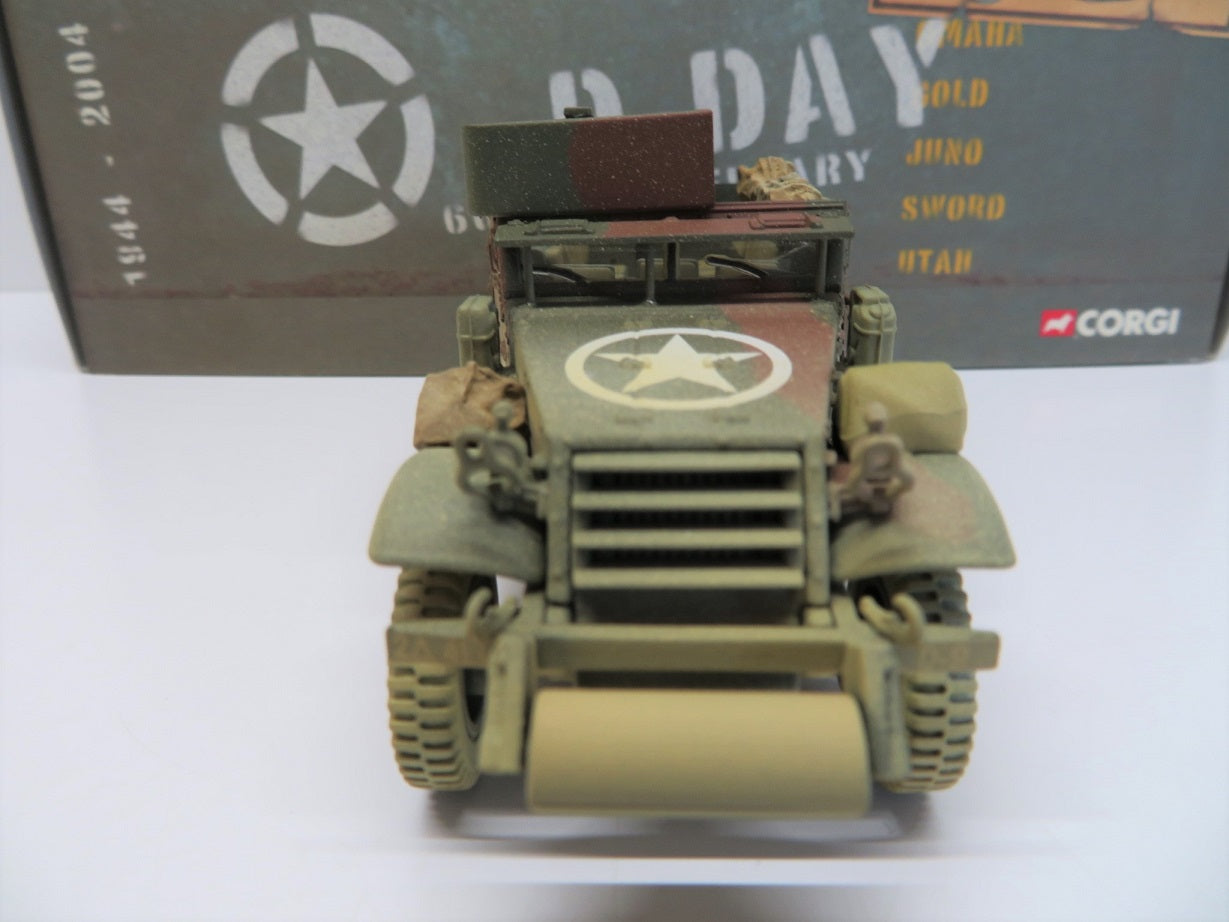 CORGI M3 A1 HALF-TRACK US ARMY NORMANDY FRANCE 1944