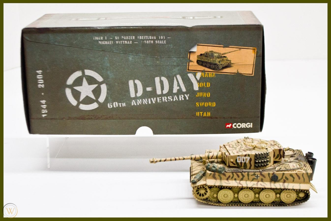 CORGI SD.KFZ.181 TIGER TANK GERMAN ARMY FRANCE 1944
