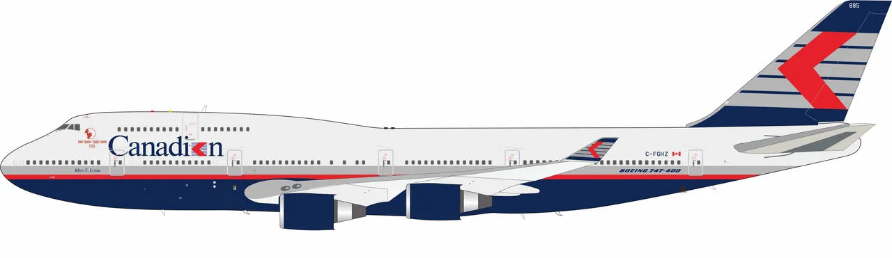 WB MODELS B747-4F6 CANADIAN AIRLINES REG: C-FGHZ