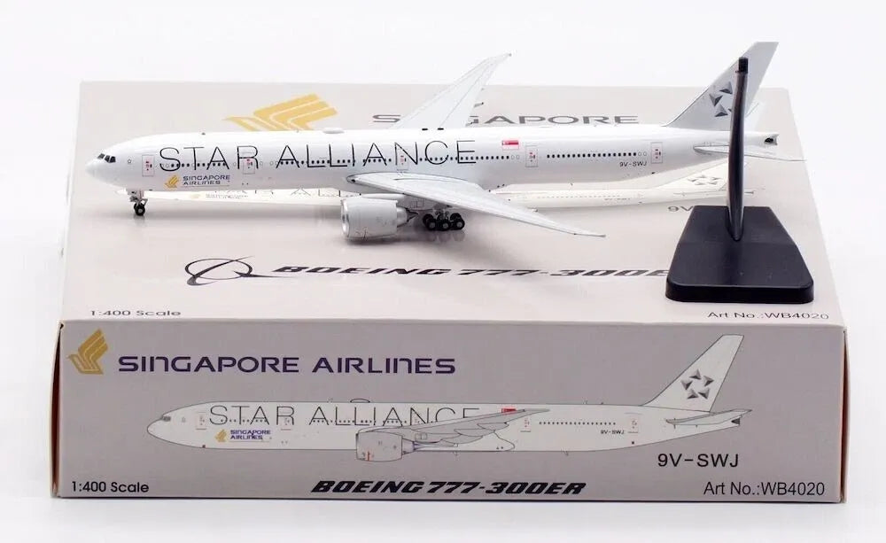 WB MODELS B777-312/ER SINGAPORE AIRLINES "STAR ALLIANCE" REG: 9V-SWJ