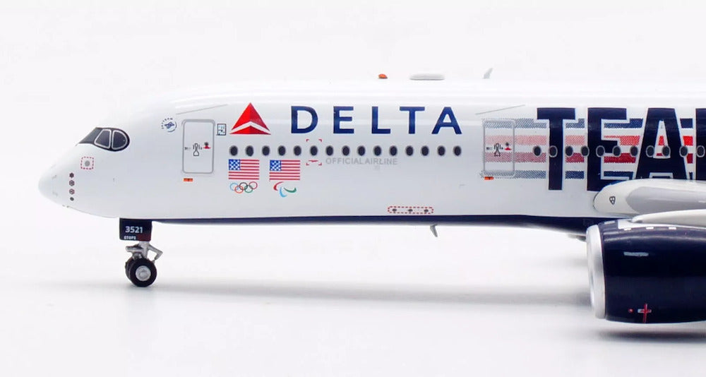 WB MODELS A350-941 DELTA AIR LINES TEAM USA (DETACHABLE GEAR) REG: N521DN