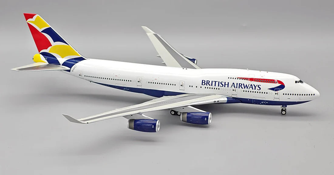 WB MODELS B747-400 BRITISH AIRWAYS "DENMARK TAIL" REG: G-CIVU