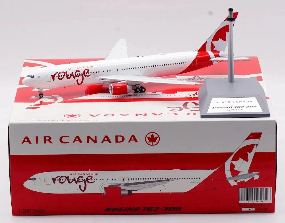 WB MODELS B767-3Q8/ER AIR CANADA "ROUGE" (POLISHED) REG: C-FJZK