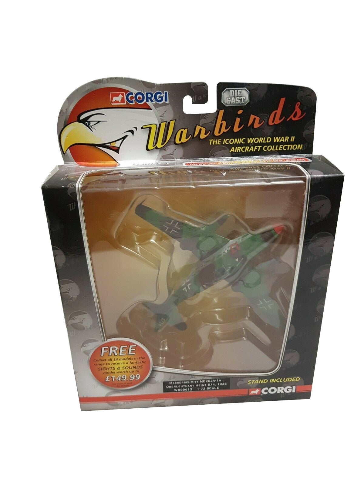 CORGI ME262A LUFTWAFFE HEINZ BAR