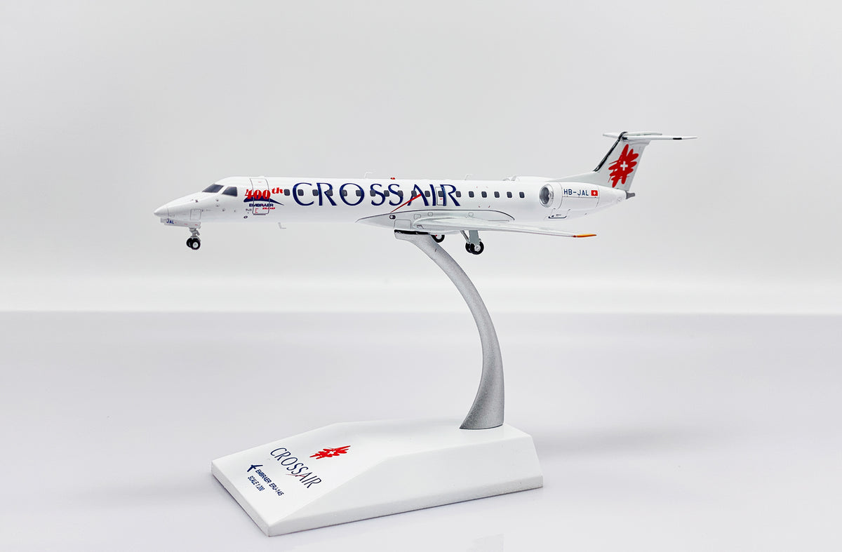 JC WINGS ERJ-145 CROSSAIR "400TH" REG: HB-JAL