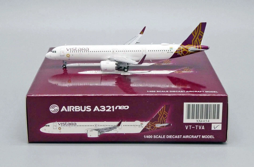 JCWINGS AIRBUS A321NEO VISTARA REG: VT-TVA