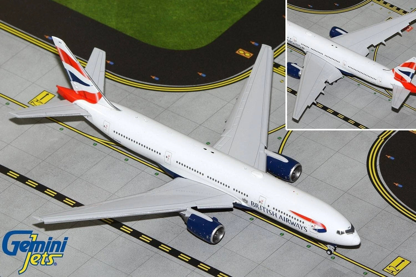 GEMINI JETS B777-200ER BRITISH AIRWAYS (FLAPS DOWN) REG: G-YMMS