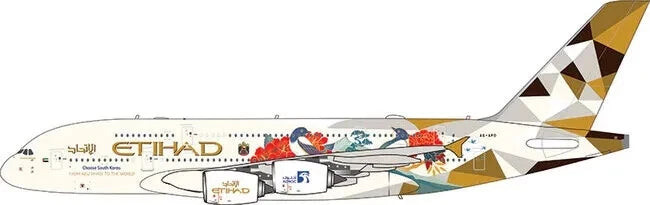 AVIATION 400 A380-861 ETIHAD AIRWAYS "CHOOSE SOUTH KOREA" (DETACHABLE GEAR) REG: A6-APD
