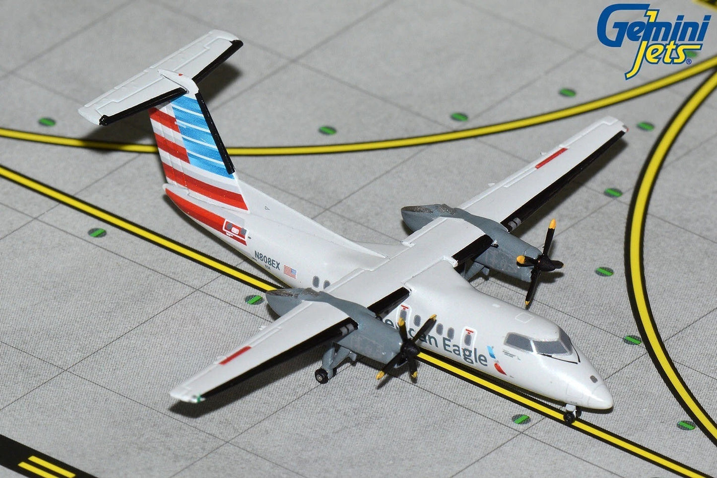 GEMINI JETS DASH 8-100 AMERICAN EAGLE PIEDMONT AIRLINES REG: N808EX
