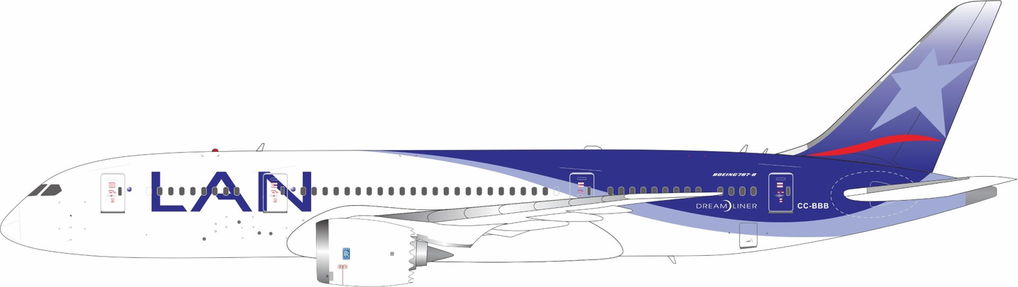 WB MODELS B787-8 LAN AIRLINES REG: CC-BBB