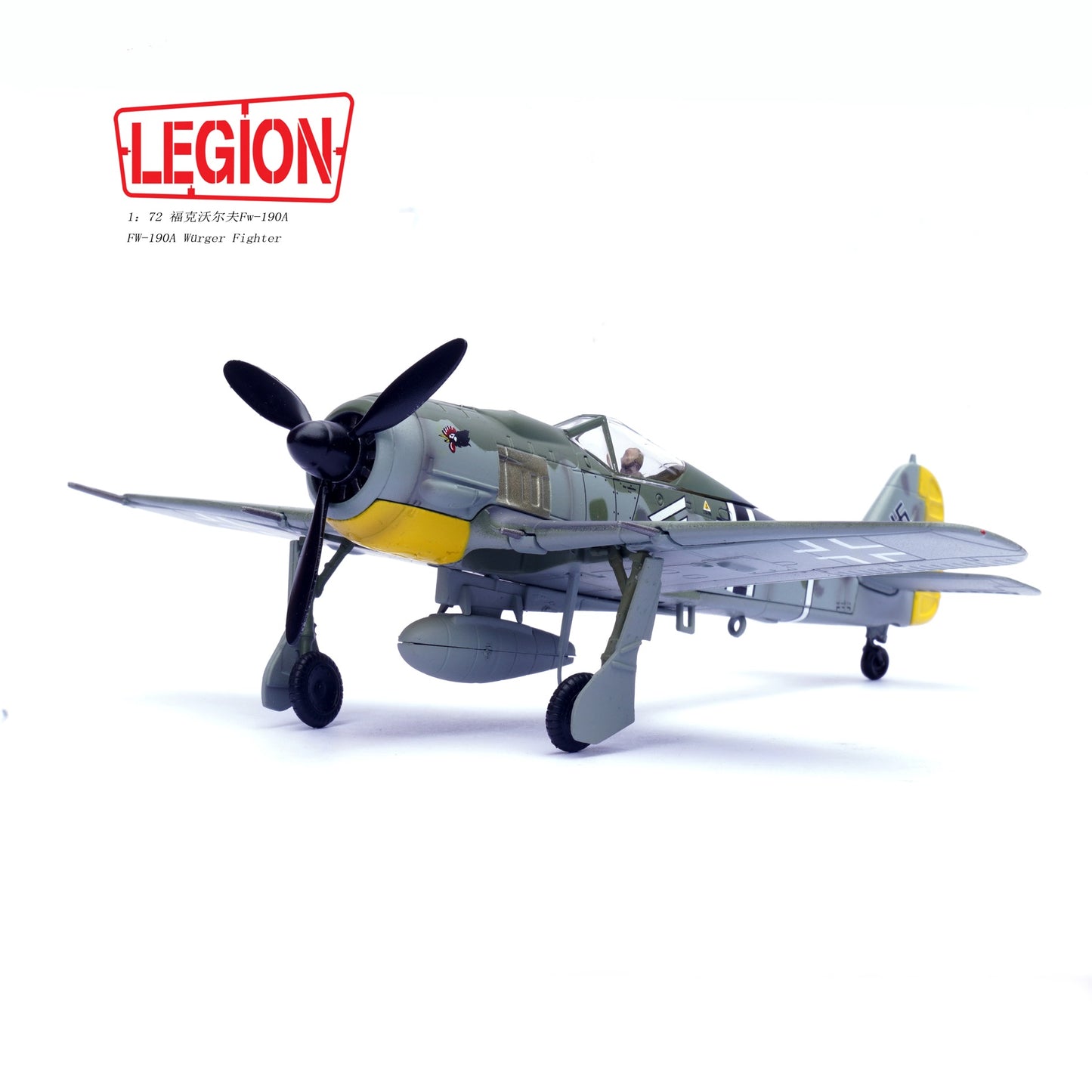 PANZERKAMPF FW-190A FIGHTER STAB3.JG2 "HPTM.HANS HAHN" THEVILLE MAY 1942 (LEGION SERIES)