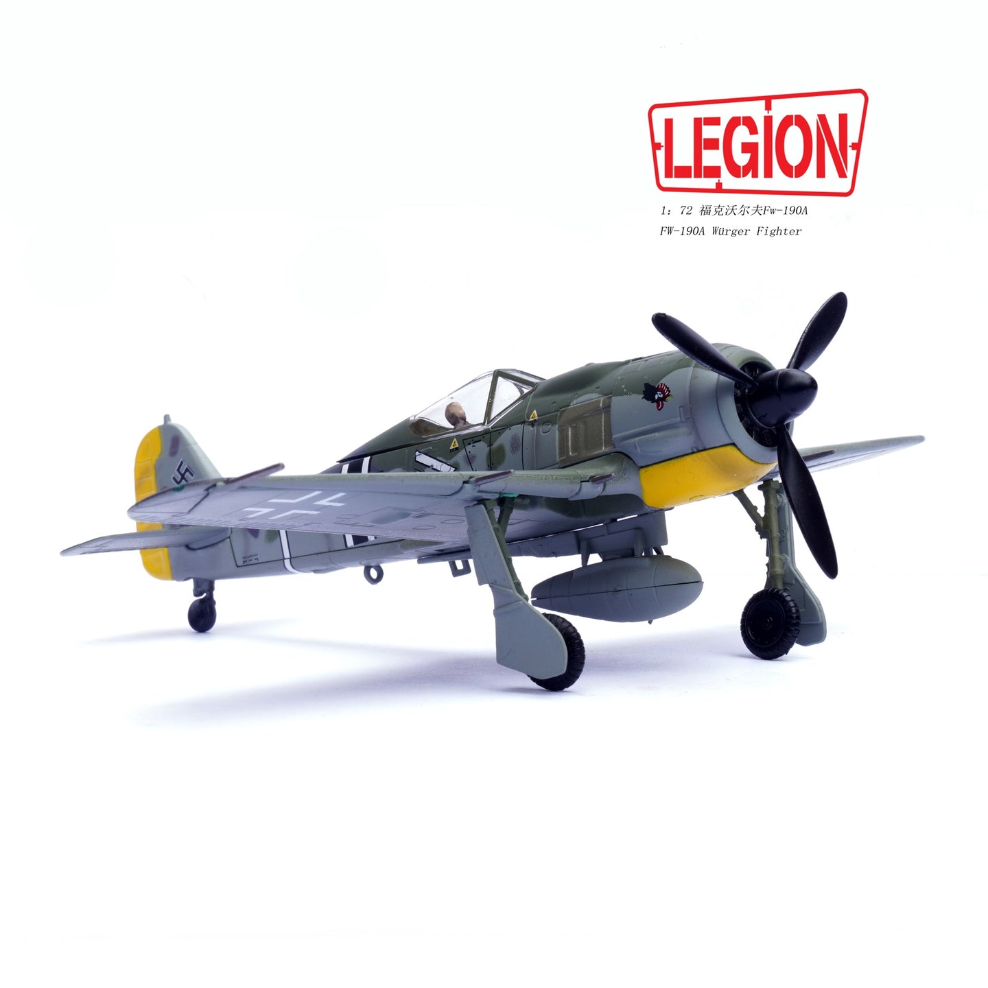 PANZERKAMPF FW-190A FIGHTER STAB3.JG2 "HPTM.HANS HAHN" THEVILLE MAY 1942 (LEGION SERIES)
