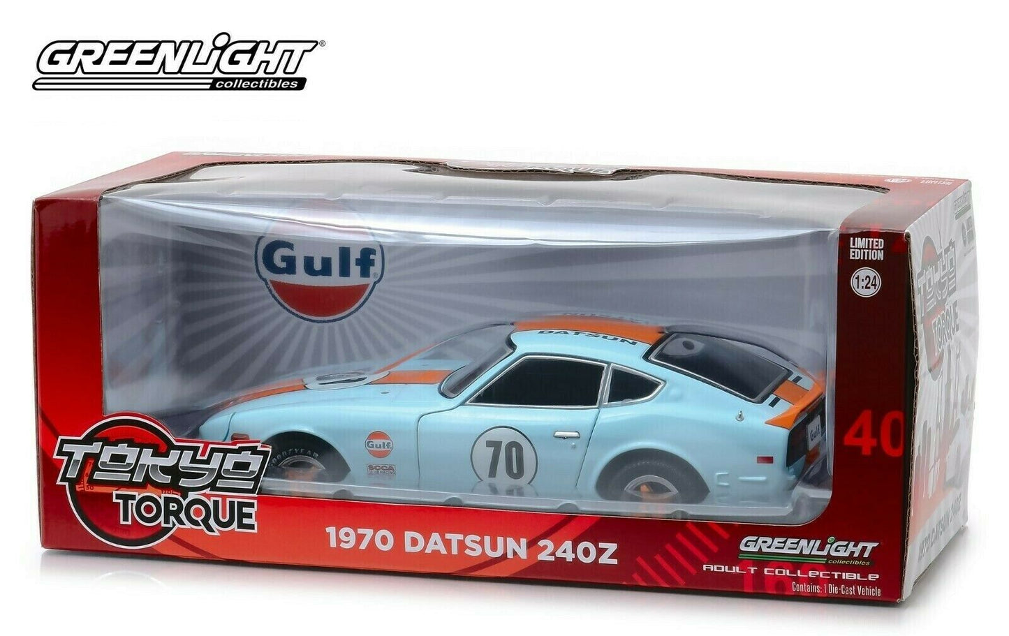 GREENLIGHT 1970 DATSUN 240Z GULF OIL