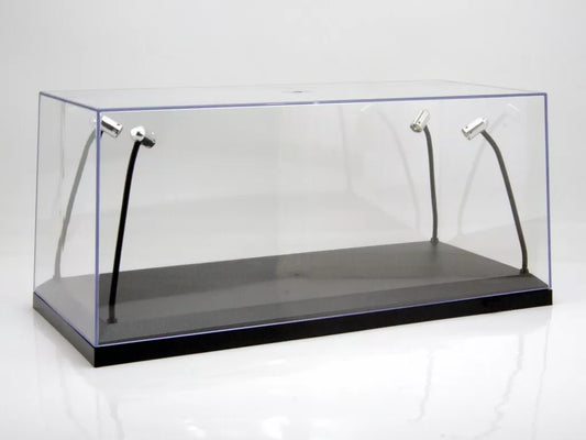 TRIPLE 9 LED DISPLAY CASE 4 ADJUSTABLE LIGHTS 35 X 15 X 16CM