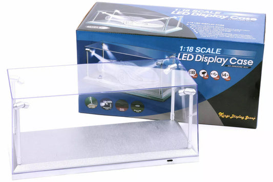TRIPLE 9 DISPLAY CASE LED 4 ADJUSTABLE LIGHTS 35 X 15 X 16CM