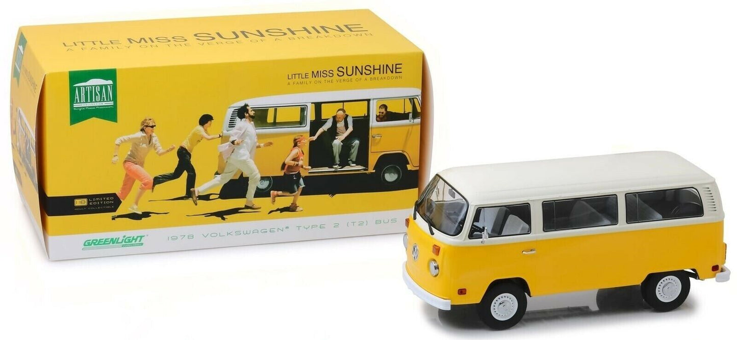 GREENLIGHT 1978 VW TYPE 2 BUS LITTLE MISS SUNSHINE