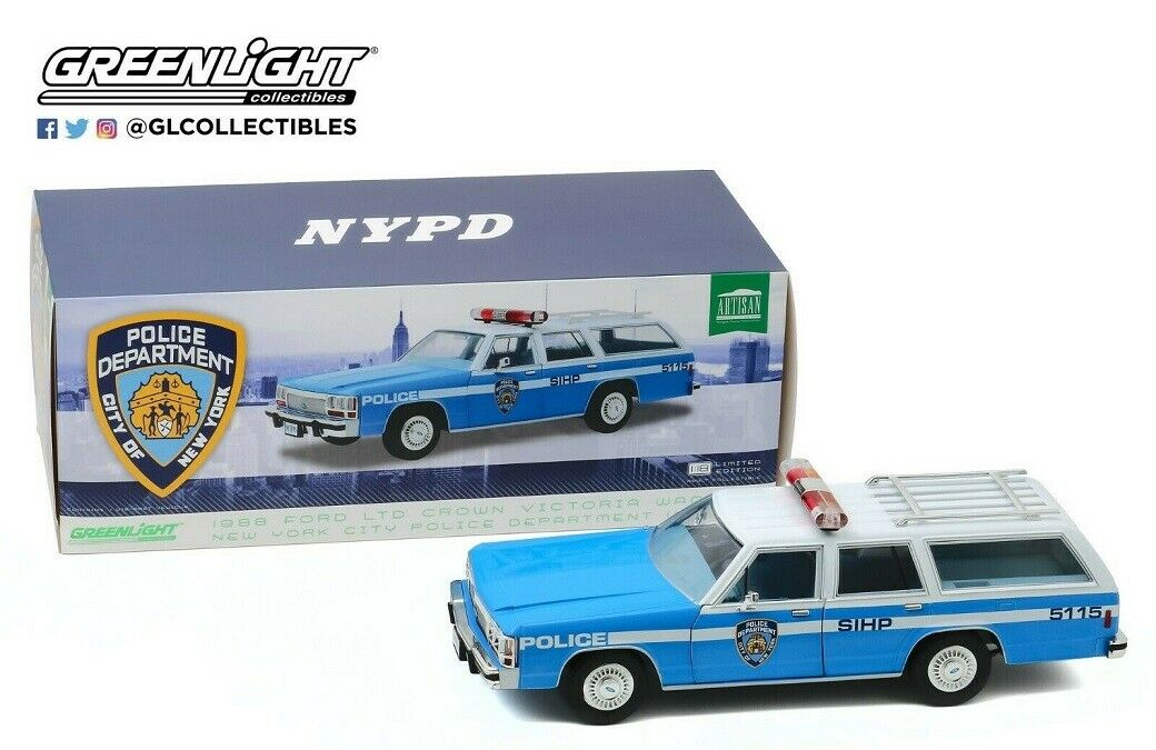 GREENLIGHT 1988 FORD CROWN VICTORIA NEW YORK CITY POLICE