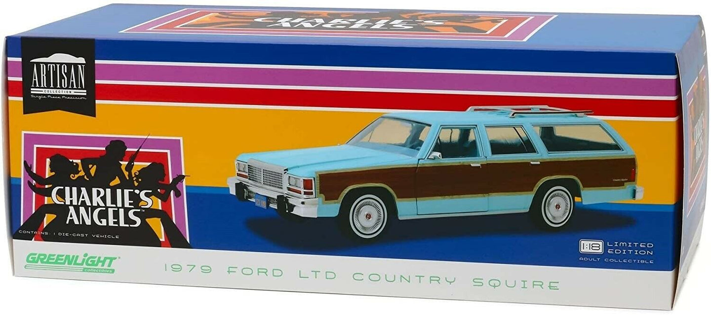 GREENLIGHT 1979 FORD LTD COUNTRY SQUIRE CHARLIE'S ANGELS