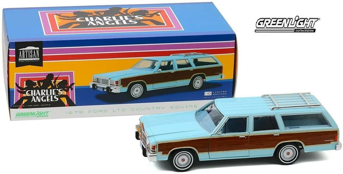 GREENLIGHT 1979 FORD LTD COUNTRY SQUIRE CHARLIE'S ANGELS