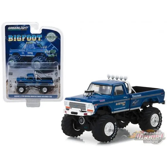 GREENLIGHT 1974 FORD F250 BIGFOOT MONSTER TRUCK