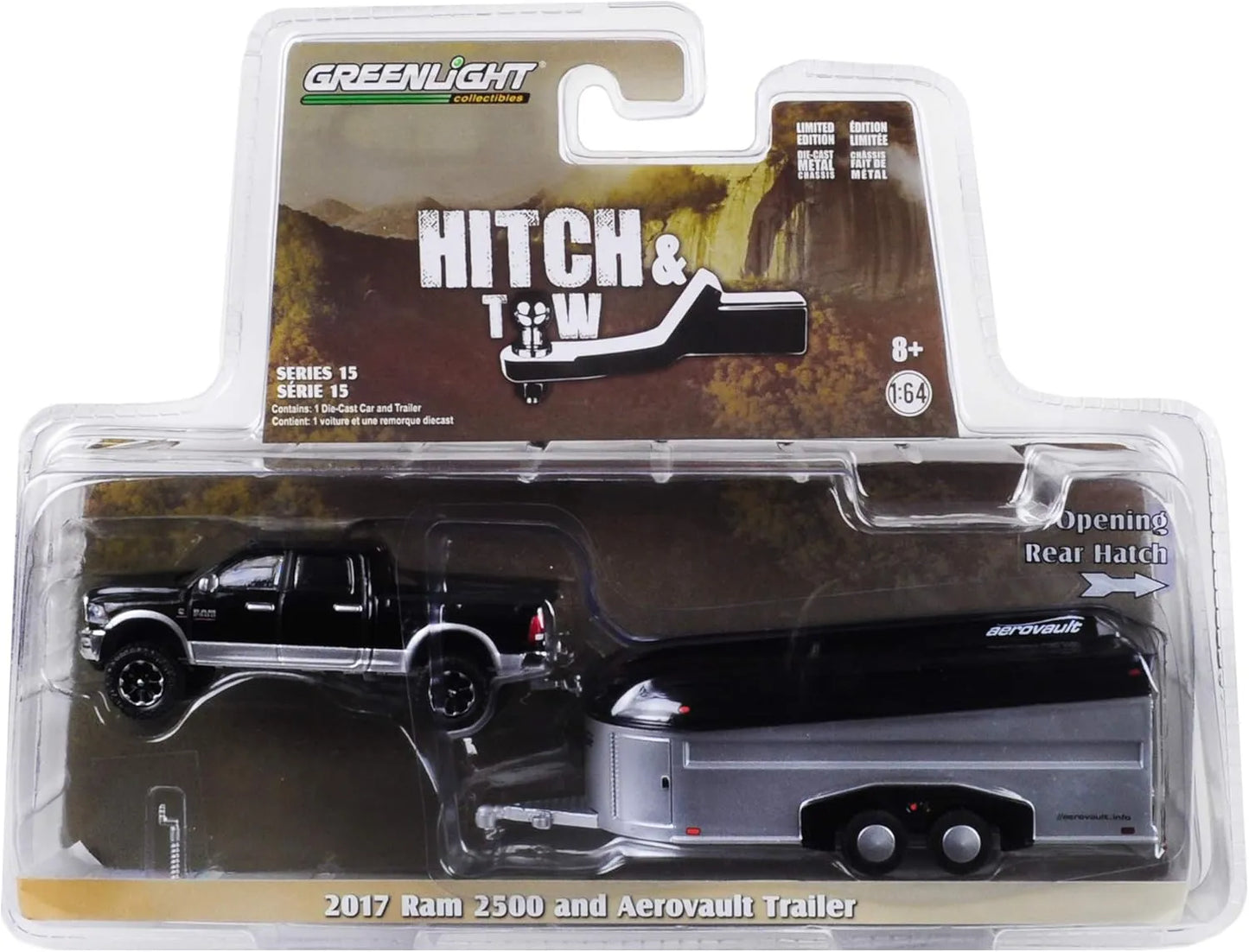 GREENLIGHT 2017 RAM 2500 + AEROVAULT TRAILER