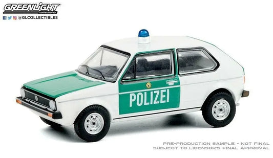 GREENLIGHT 1974 VOLKSWAGEN GOLF MK1 GERMANY POLIZEI
