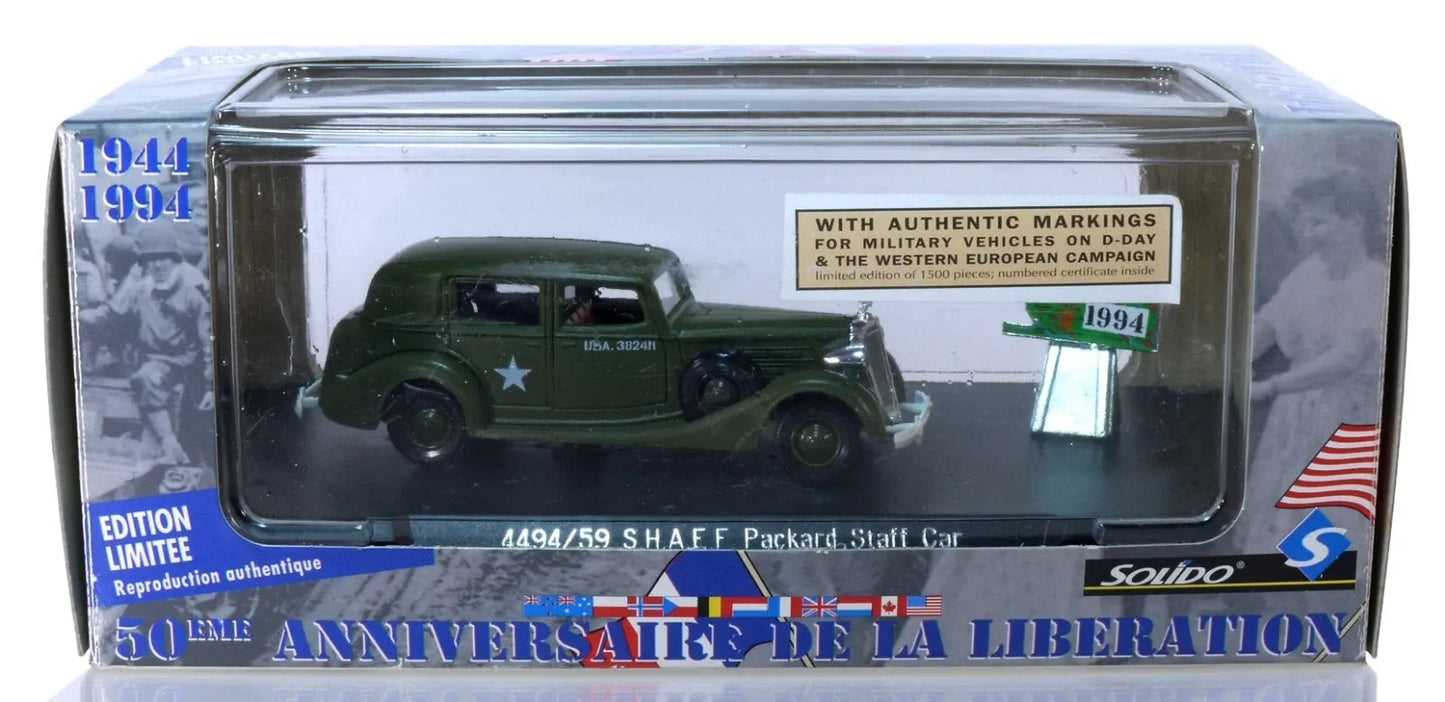 SOLIDO S.H.A.E.F PACKARD STAFF CAR U.S. ARMY 1944