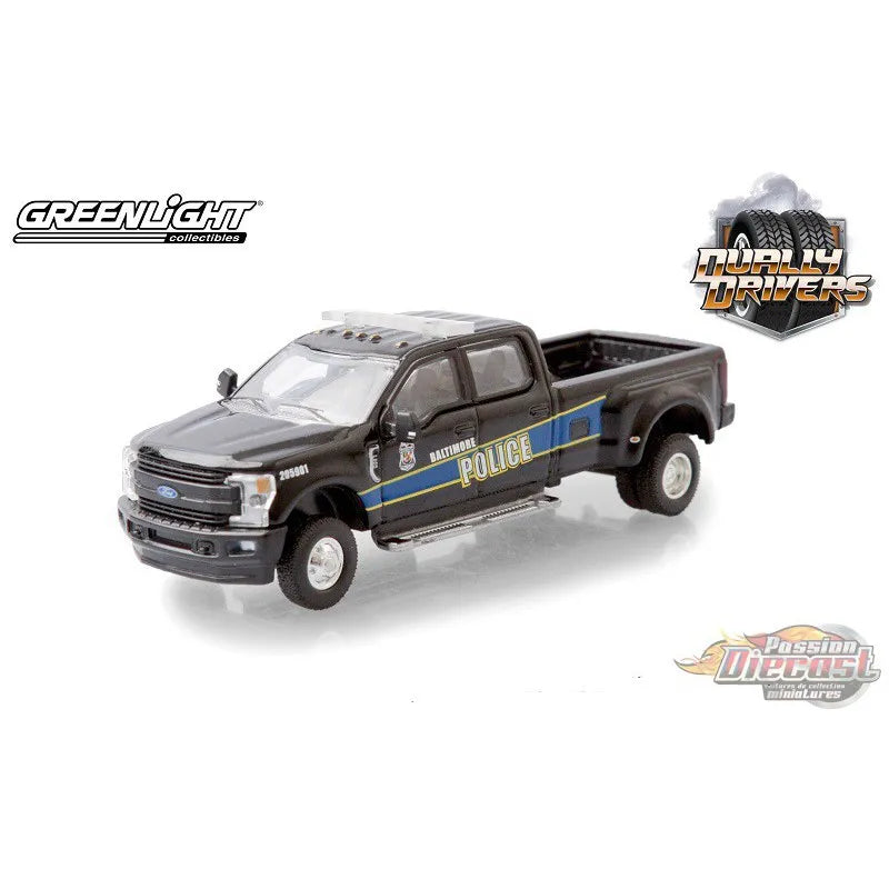 GREENLIGHT 2019 FORD F-350 DUALLY MARYLAND POLICE DEPT