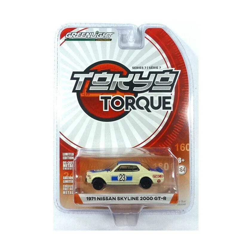 GREENLIGHT 1971 NISSAN SKYLINE 2000 GT-R NO.23
