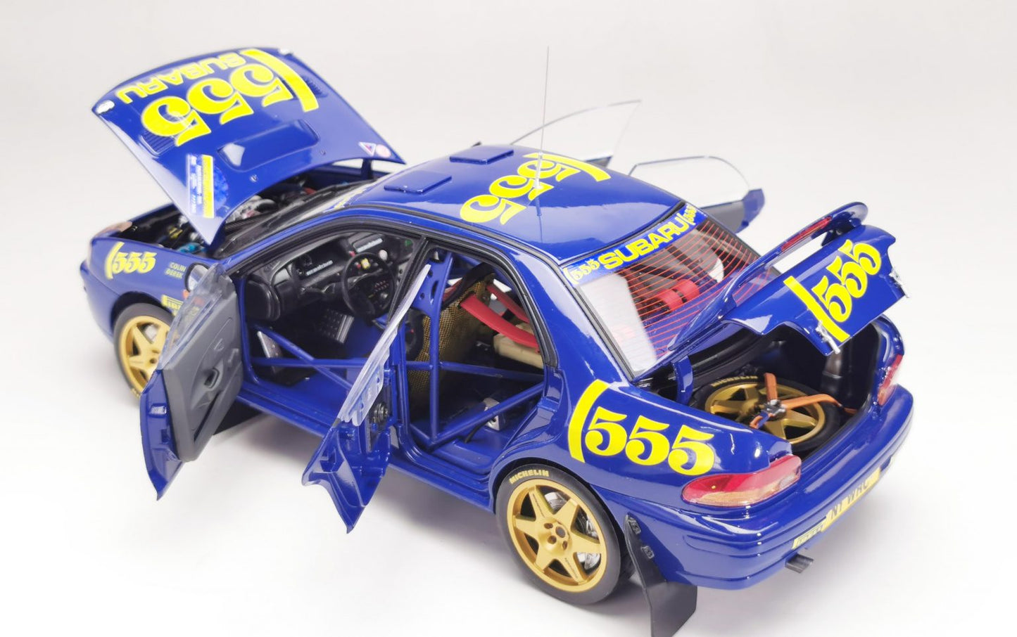 SUNSTAR SUBARU IMPREZA 555 N 1 WINNER RALLY CATALUNYA 1996 C.McRAE - R.DERK
